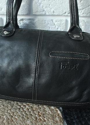 Сумка на плечо fossil. натуральная кожа. 3