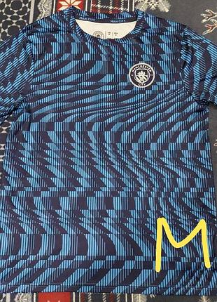 Футбольна форма чоловіча manchester city синя, розмір m