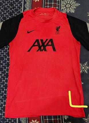 Футбольна форма чоловіча nike liverpool червона з чорним