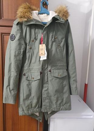 Парка жіноча alpha industries оливкова
