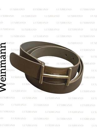 Ремень weinmann кожа цвет taupe