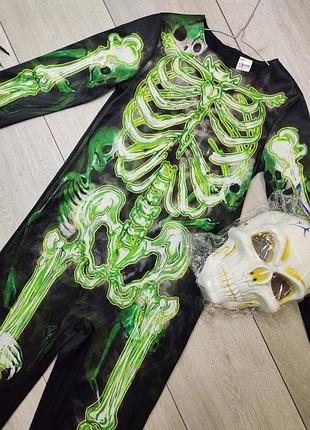 Костюм скелета скелктика  скелет хелловін halloween
