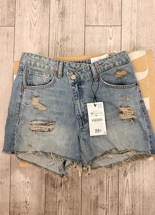 Шорти жіночі zara джинсові блакитні