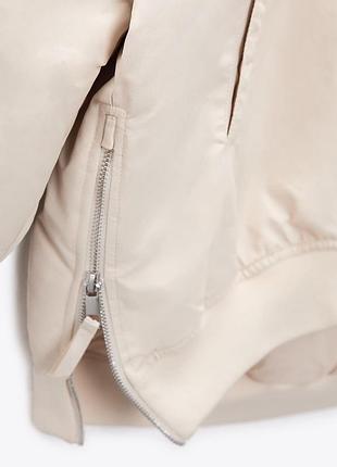 Крутой утепленный бомбер zara 6