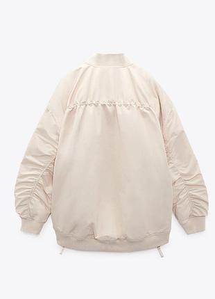Крутой утепленный бомбер zara 8