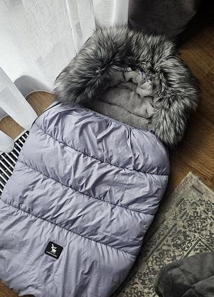Конверт унісекс cottonmoose зимовий сірий