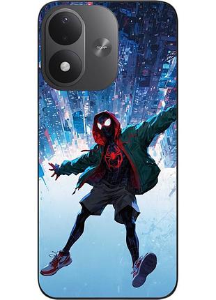 Силиконовый чехол epik для xiaomi redmi note 17 4g / 5g с принтом падение в мегаполис