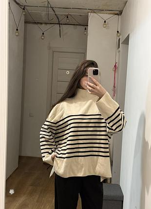 Неймовірний трендовий светрик в смужку від бренду h&m