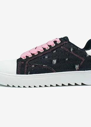 Numeris atelier — denim pink laces 4