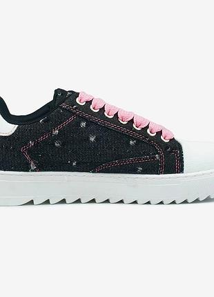 Numeris atelier — denim pink laces 7