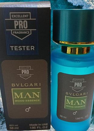 Чоловічі духи bvlgari man wood essence (excellent pro fragrance), 58 мл