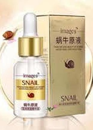 Сироватка з ліфтинговим ефектом images snail essence з муцином равлика та гіалуроновою кислотою 15 мл