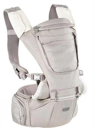 Ерго-рюкзак chicco hip seat сірий