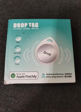 Смарт-трекер droptag для apple find my (аналог airtag) | новый