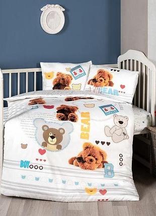 Постельное белье детское сатин 100% хлопок 100×150 см first choice bear