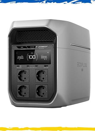 Зарядная станция ecoflow delta 3 max plus / 3000 вт / 2048 вт·ч / lifepo4 / ups