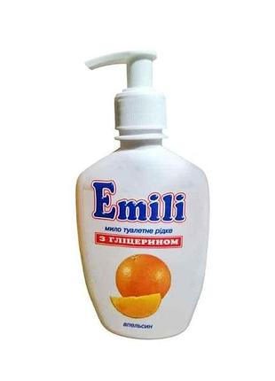 Мыло жидкое 265мл апельсин тм emili
