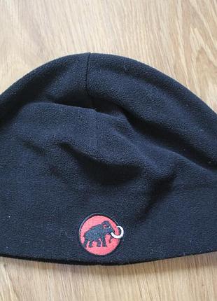 Флісова спортивна унісекс шапка mammut fleece beanie