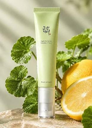Beauty of joseon light on serum centella + vita з 30 мл освітлювальна зволожувальна сироватка
