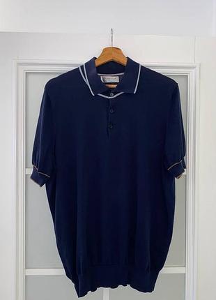 Чоловіче бавовняне поло brunello cucinelli made in italy size 54  (xl)