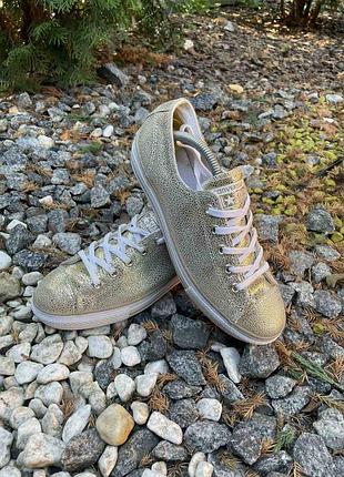 Шкіряні золоті кеди converse chuck taylor all star gemma ox (37.5 розм. / 24 см)