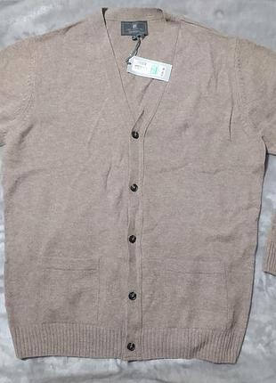 Marks &amp; spencer (xl) m&amp;s pure lambswool мужской кардиган