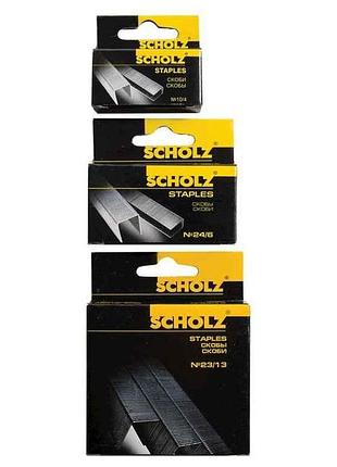 Скоби для степлера, №24/6, 1000шт, 4721 тм scholz