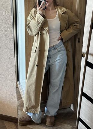 Жіночий тренч / плащ zara бежевий