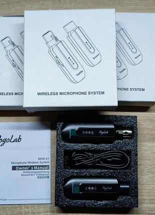 Беспроводная xlr система pogolab bkw-x1 для микрофона (2.4ghz + 48v)