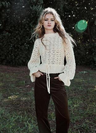 Ажурний светр zara