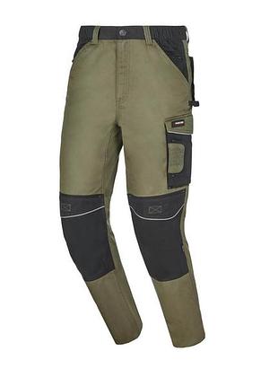Брюки рабочие карго с функциональными карманами для мужчины parkside cordura® 500076 48(m) хаки