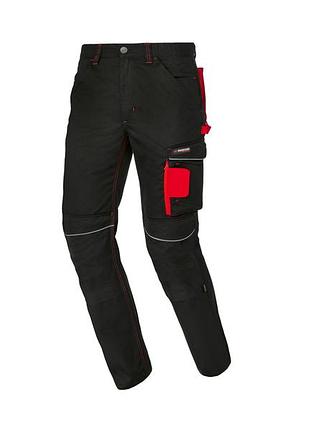 Брюки рабочие карго с функциональными карманами для мужчины parkside cordura® 479376_485311 58(xl) черный