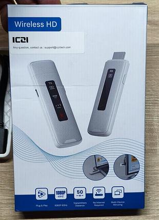 Беспроводной передатчик и приемник hdmi wireless hd kit 1080p 50m высокого качества