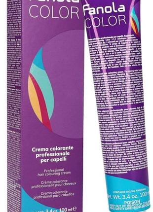 Крем-фарба для волосся fanola colouring cream 1/0 black 100 мл