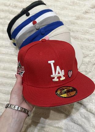 Кепка new era 59fifty la dodgers love & hustle, 7 1/4 (57.7 см)