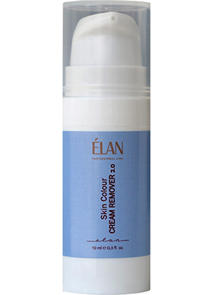 Ремувер кремовый для удаления краски с кожи skin colour cream remover 2.0 elan, 10 мл