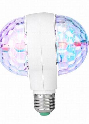 Leiwen ukc обертова rgb led дискотечна лампа з цоколем e27 для вечірок