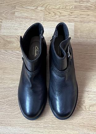 Шкіряні черевики clarks 39 розміру 2