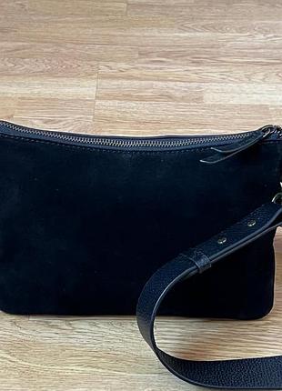 Замшева сумка clarks в ідеальному стані