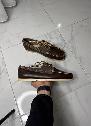 Шкіряні топсайдери polo ralph lauren bienne ii (розмір 43 / us 10)