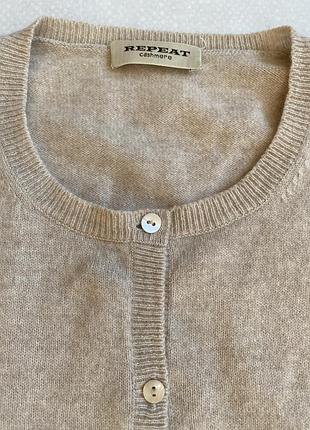Базовий кашеміровий кардиган repeat cashmere, 100% кашемір (kaschmir), розмір l