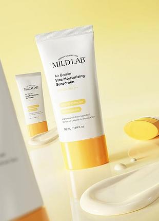 Сонцезахисний крем mild lab air barrier vita moisturizing sunscreen 50 мл