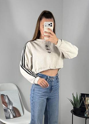 Кроп худі від adidas 3