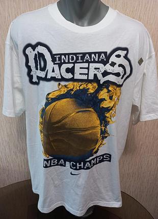 Nike nba indiana pacers 2024/2025 champions phantom merch. розмір l/xl