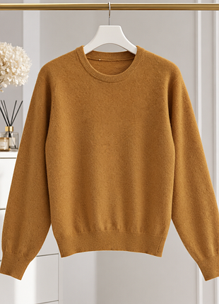 Класичний джемпер з 100% натуральної вовни ягняти (pure lambswool / made in scotland) р. s-m