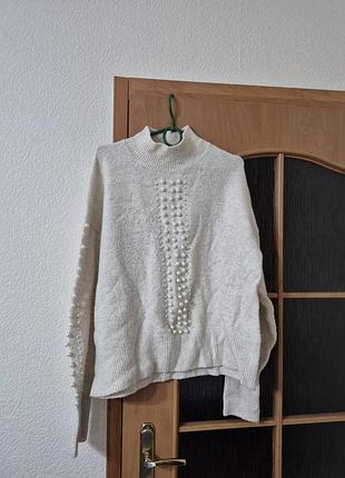 Свитер с перлами h&amp;m