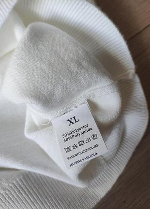 Білий джемпер р xl 8