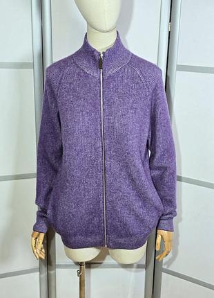 John lewis 100% cashmere теплый кашемировый мужской кардиган на молнии с горловиной и карманами