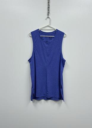 Спортивна майка nike yoga training dri-fit tank top vest blue