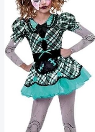 Карнавальное платье поломочная кукла amscan dark doll